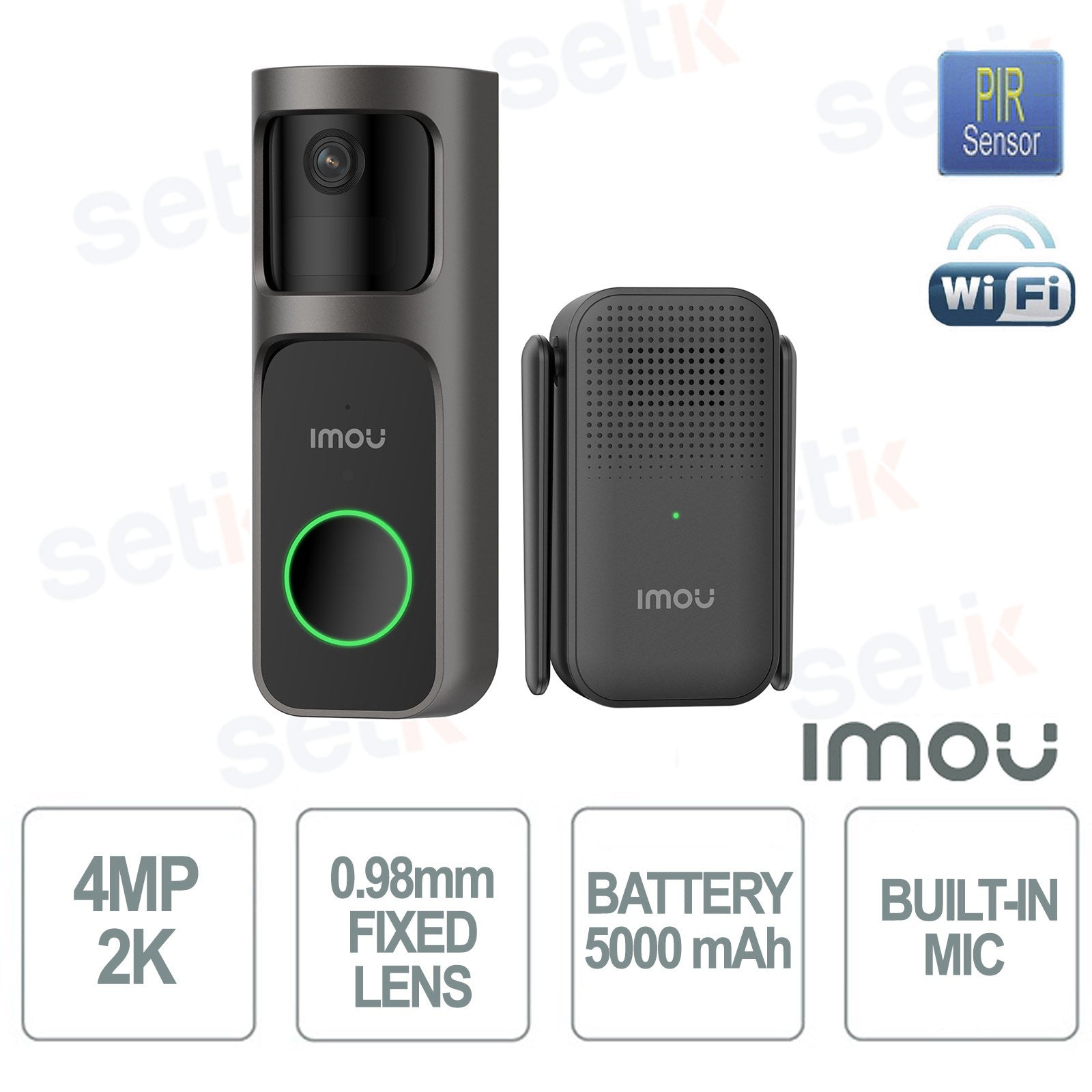 VIDEO DOORBELL IMOU DB-3EP-4M0W/DS3 4MP