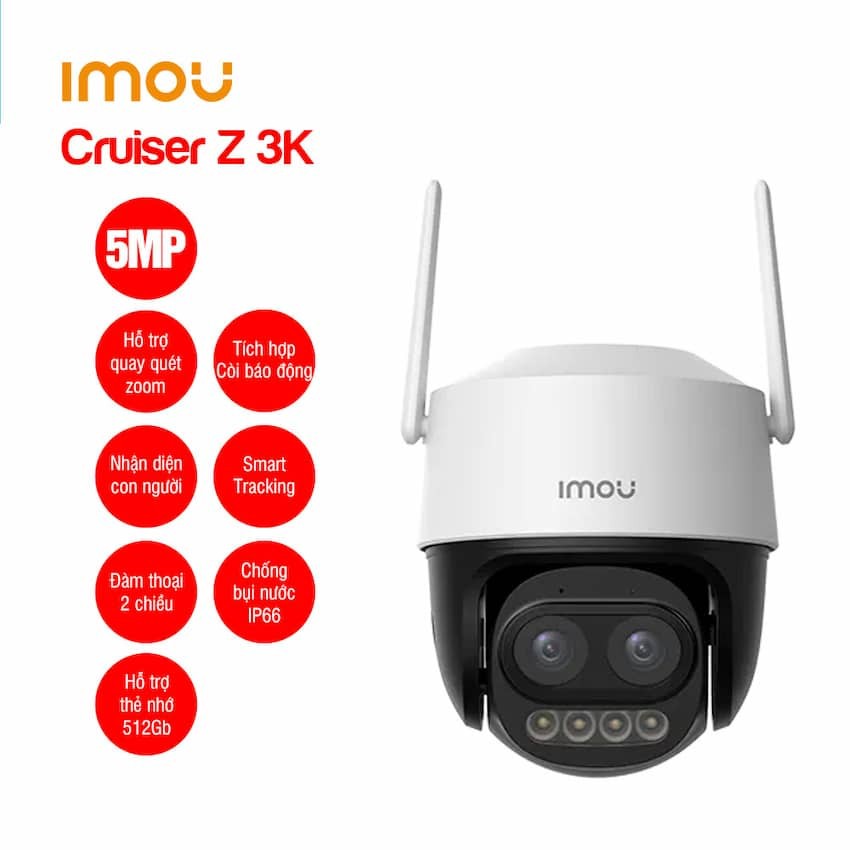 CAMERA IMOU IPC-S7DP-5M0WEZ CRUISER Z 5MP (3K)