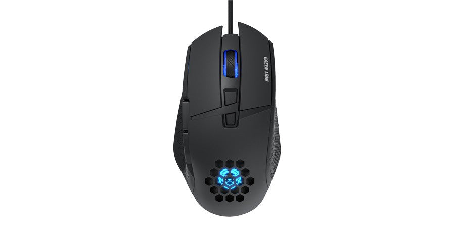 GNG250GAMBK} Green Lion G250 Gaming Mouse - Black