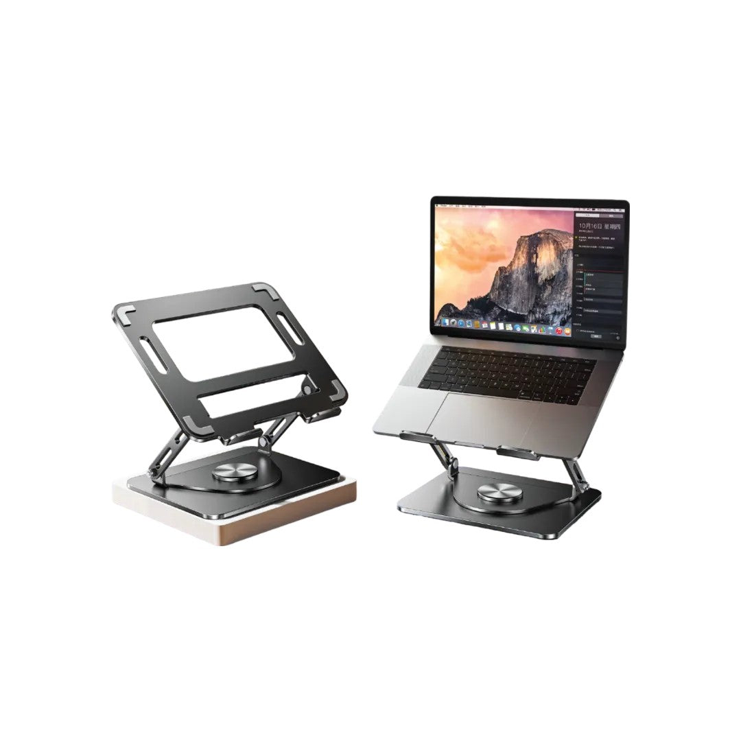 {GN360LAPSDBK} Green Lion 360 Rotatable Laptop Stand - Black
