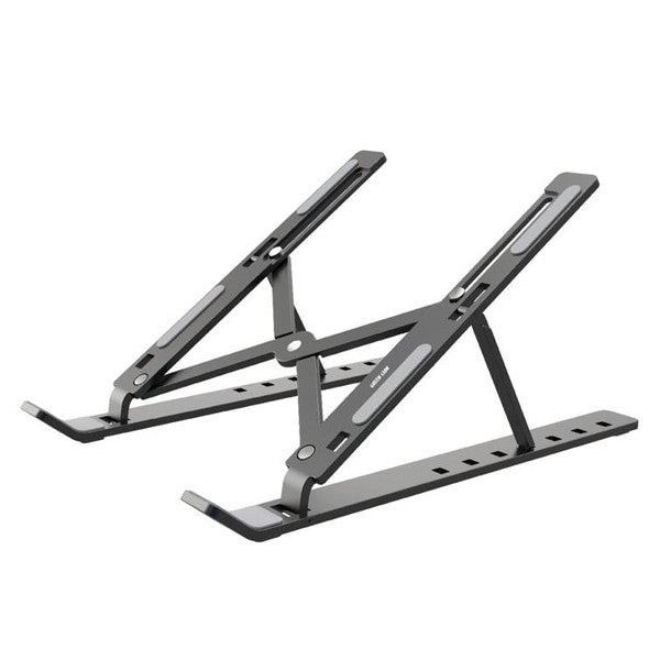 {GNXFOLDASGY} Green X-Foldable Laptop Stander - Gray