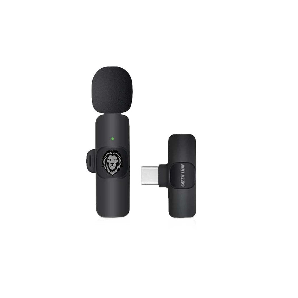 {GNSOLOWMICBK} Green Lion Solo Wireless Microphone 3 Plugs 60mAh - Black