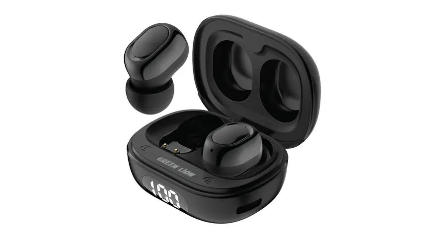 {GNMTSLTWSBK} Green Lion Mittersill True Wireless Earbuds - Black