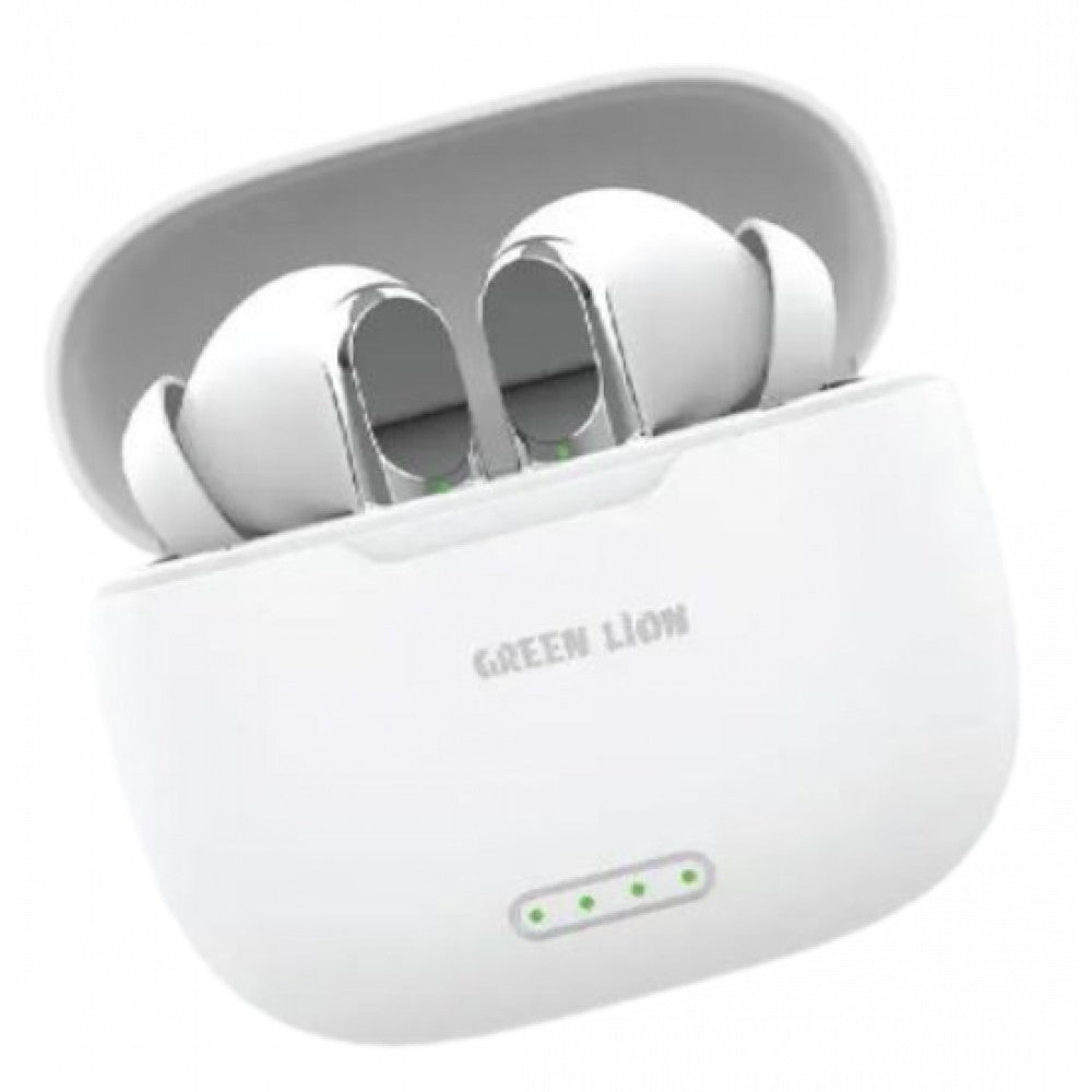 {GNPANTWS24WH} Green Lion Panama Wireless Earbuds - White