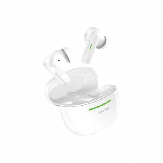 {GNCAITWS23WH} Green Lion Cairo Wireless Earbuds - White