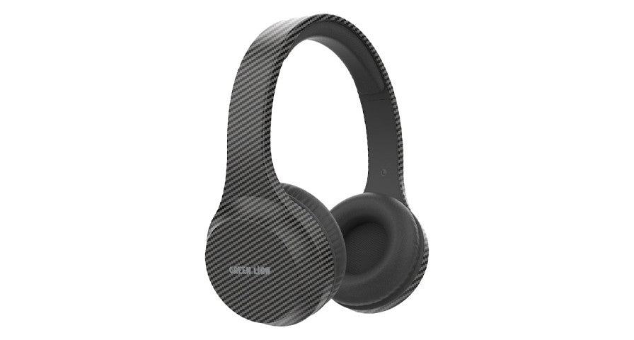 {GNCARBTHPBK} Green Lion Carbon Beat Headphone - Black
