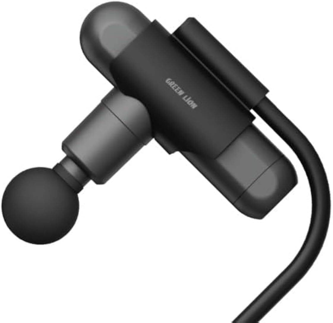 {GNLHMASGUNBK} Green Lion Long Handle Massage Gun - Black