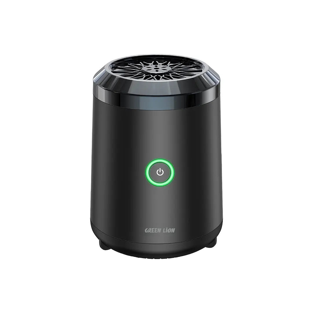 {GNMINBKRPRBK} Green Lion Mini Bakhour Pro With Quran Speaker - Black
