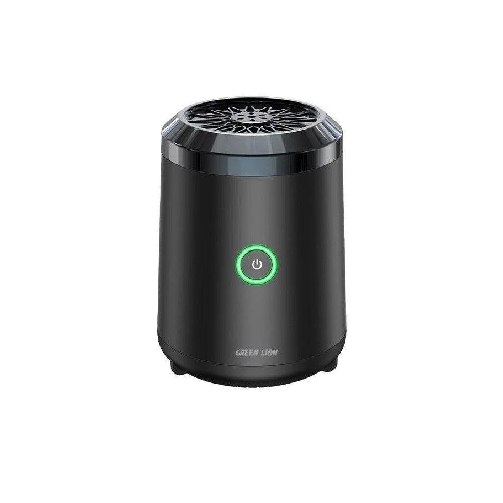 {GNMINIBKUR2BK} Green Lion Mini Bakhour Lite Incense Burner - Black