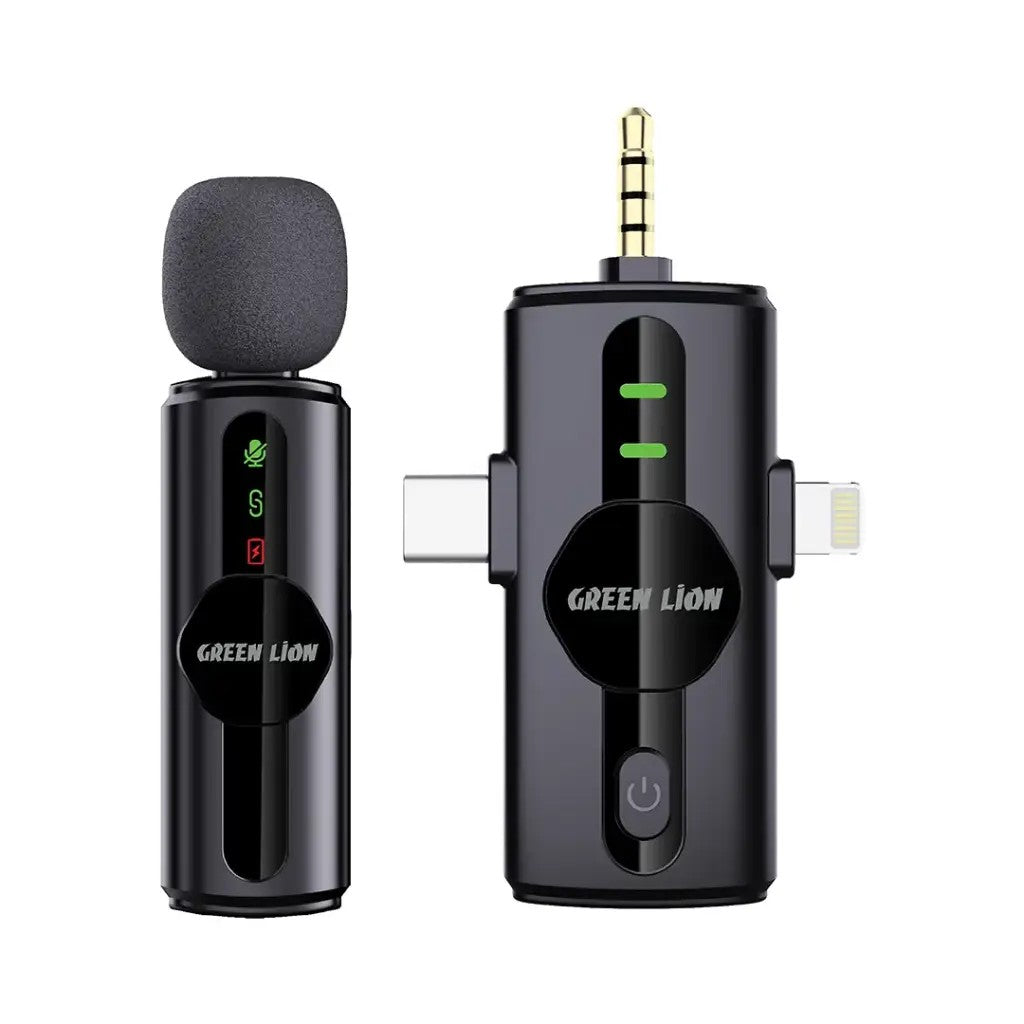 {GNGM79XMICBK} Green Lion GM-79X Microphone 3 In1 - Black