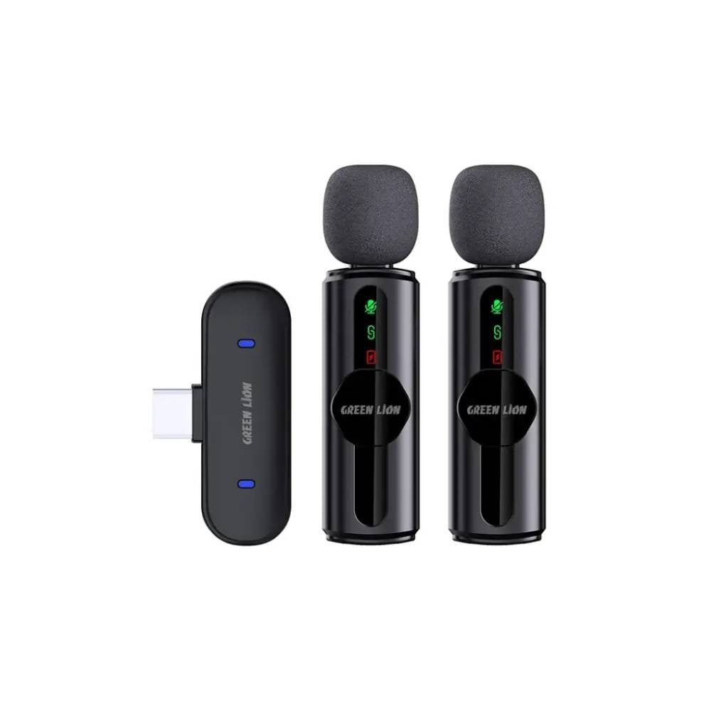 {GNGM76XMICBK} Green Lion GM-76X Microphone 3 In 1 - Black
