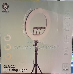 {GNRNGLIT22} Green Lion Button Mode Ringlight 22