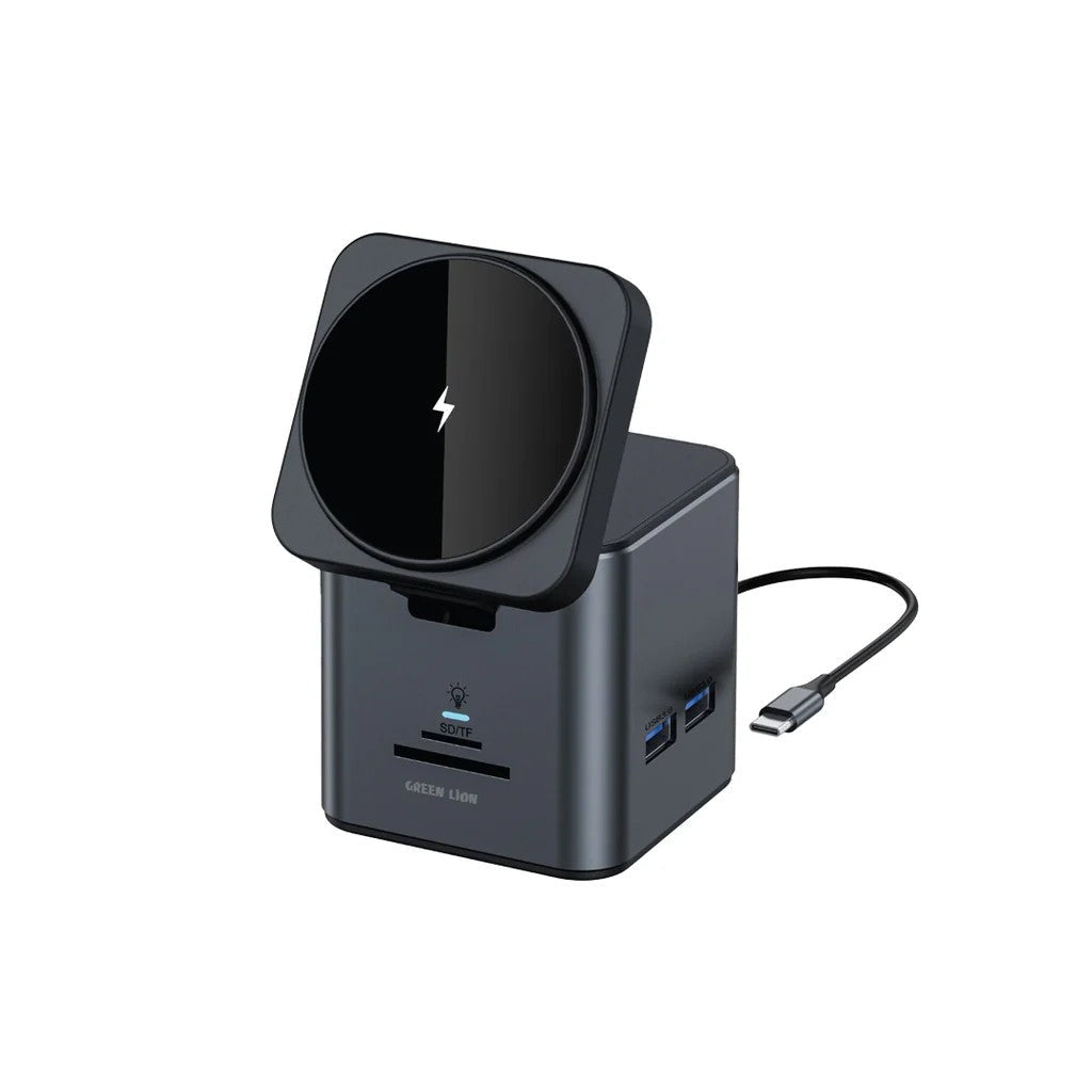 {GN9IN1HUBBK} Green Lion 9 IN 1 HUB Docking Station - Black