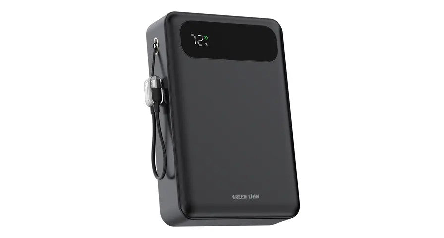 {GNTOPB20KBK} Green Lion TOLEDO 20000mAh Power Bank PD 20W - Black