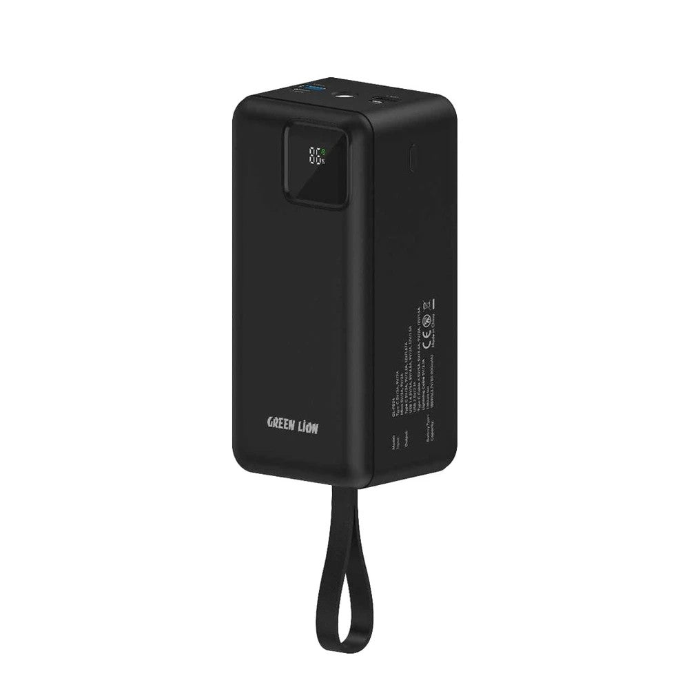 {GNPWT50KPBBK} Green Lion Power Tank 50k Power Bank PD 22.5W - Black