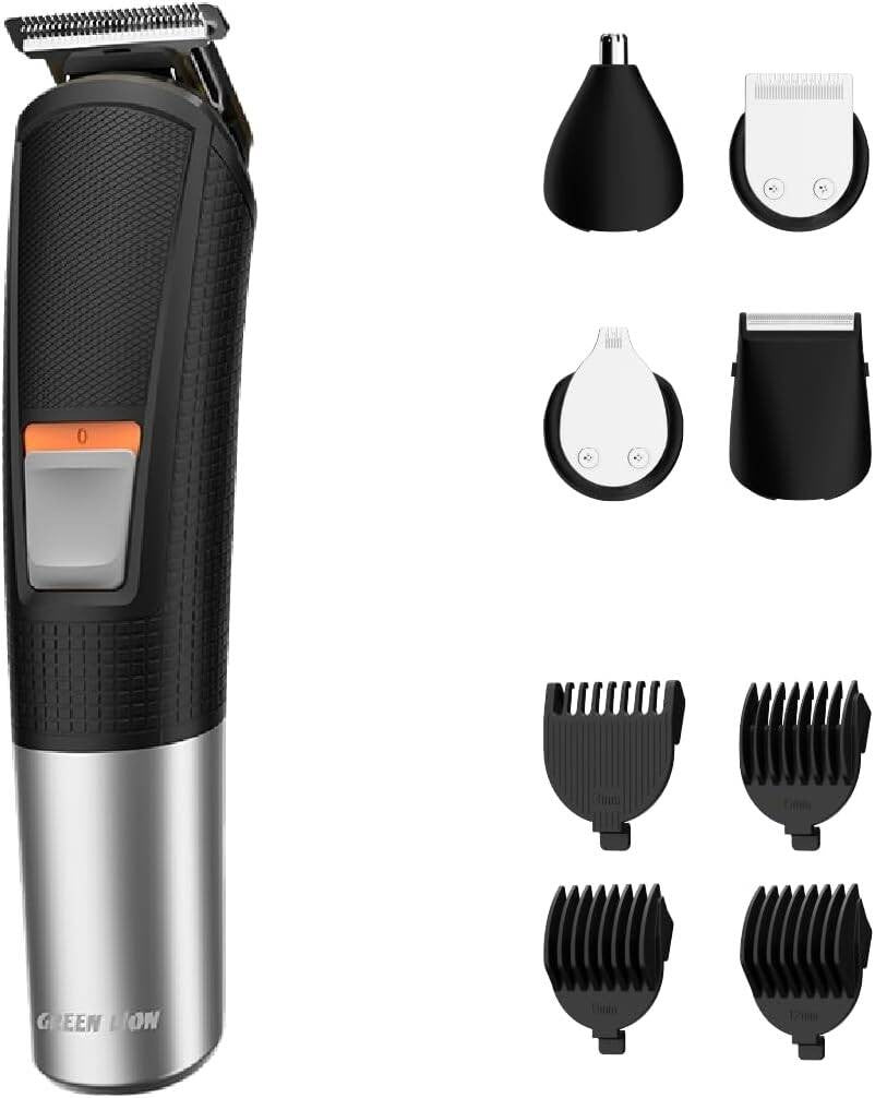 {GNTM50TMXPTGY} Green Lion 3 In 1 Expert Hair Trimmer &amp; Shaver - Gray