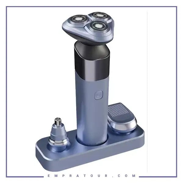 {GNGBLDTRIMGY} Green Lion G-Blade Hair &amp; Nose Trimmer-Shaver - Gray