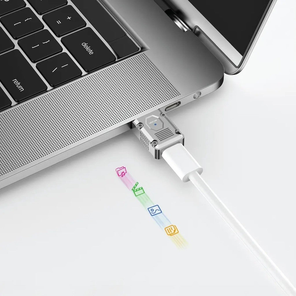 {GNOTGATCSL} Green Lion OTG Adapter USB-A to&nbsp;USB-C&nbsp;-&nbsp;Silver