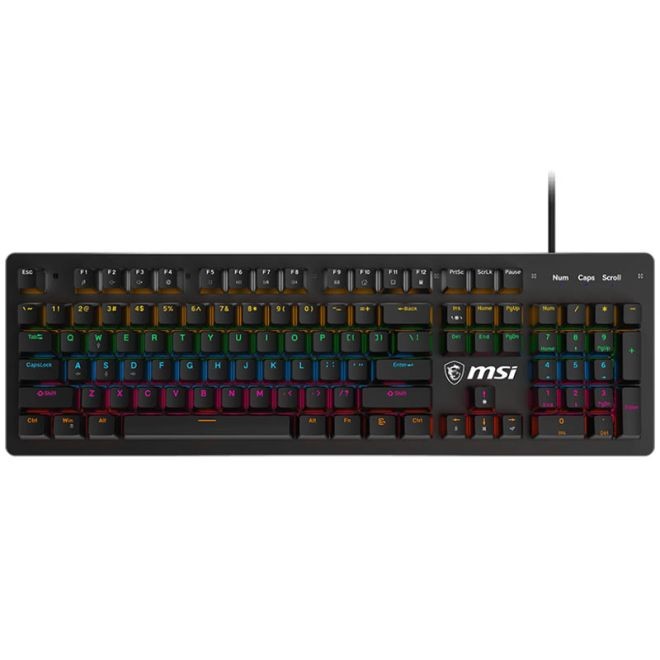 MSI FORGE GK300 BLUE US ADVANCED MECHANICAL GAMING KEYBOARD
