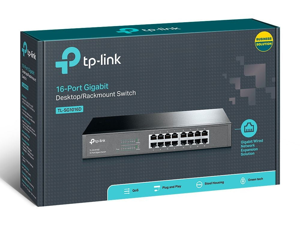 SWITCH TPLINK 16PORTS 10/100/1000