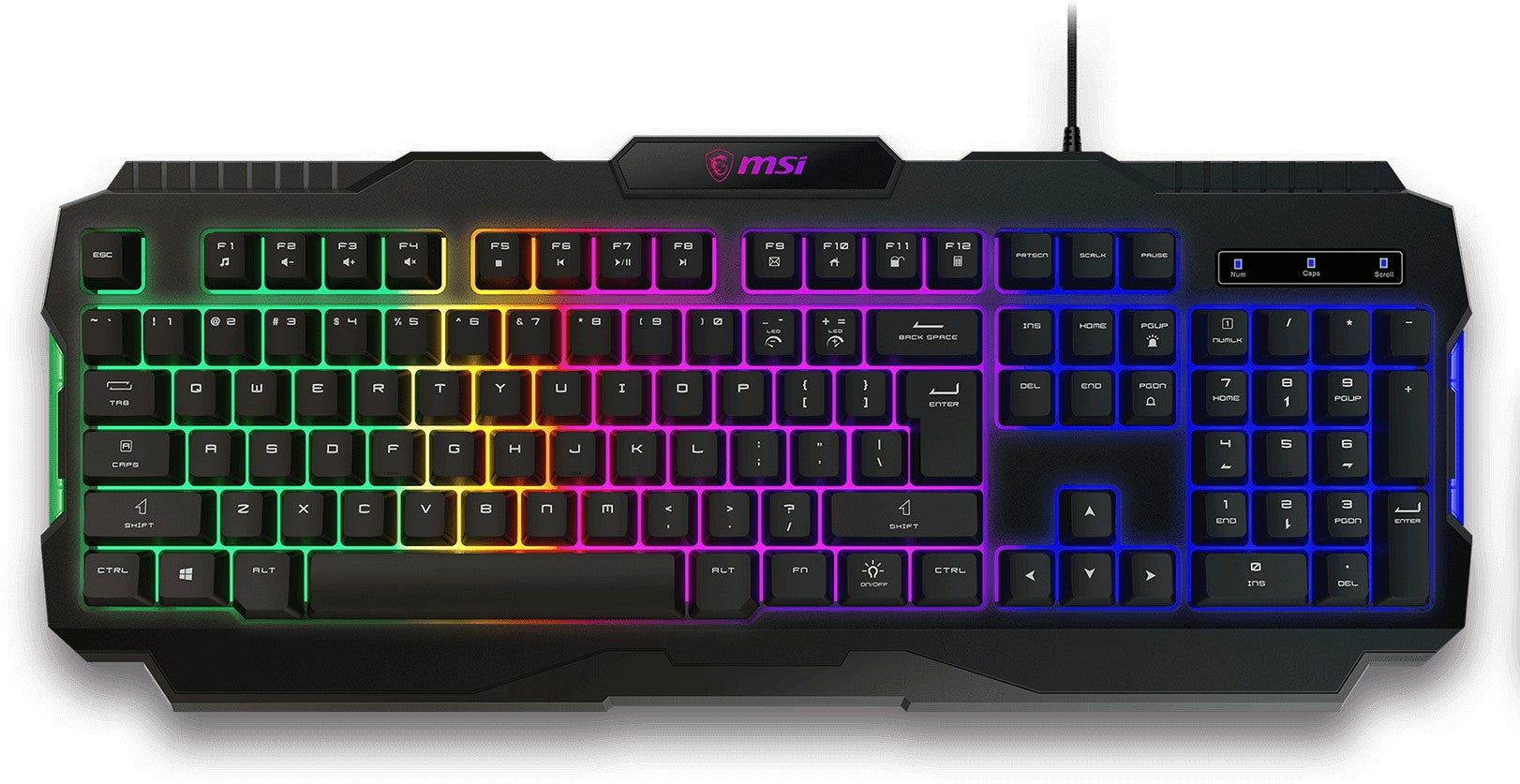MSI FORGE GK100 US GAMING KEYBOARD