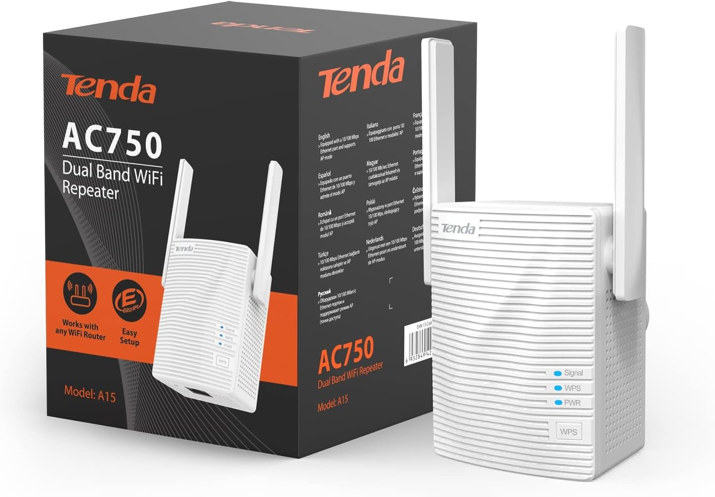 TENDA AC 750- ROUTER TENDA A15