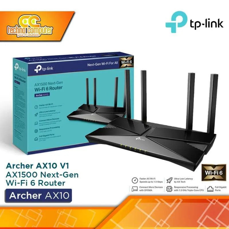 TP-Link Archer AX10 Next-Gen Wi-Fi 6 Router