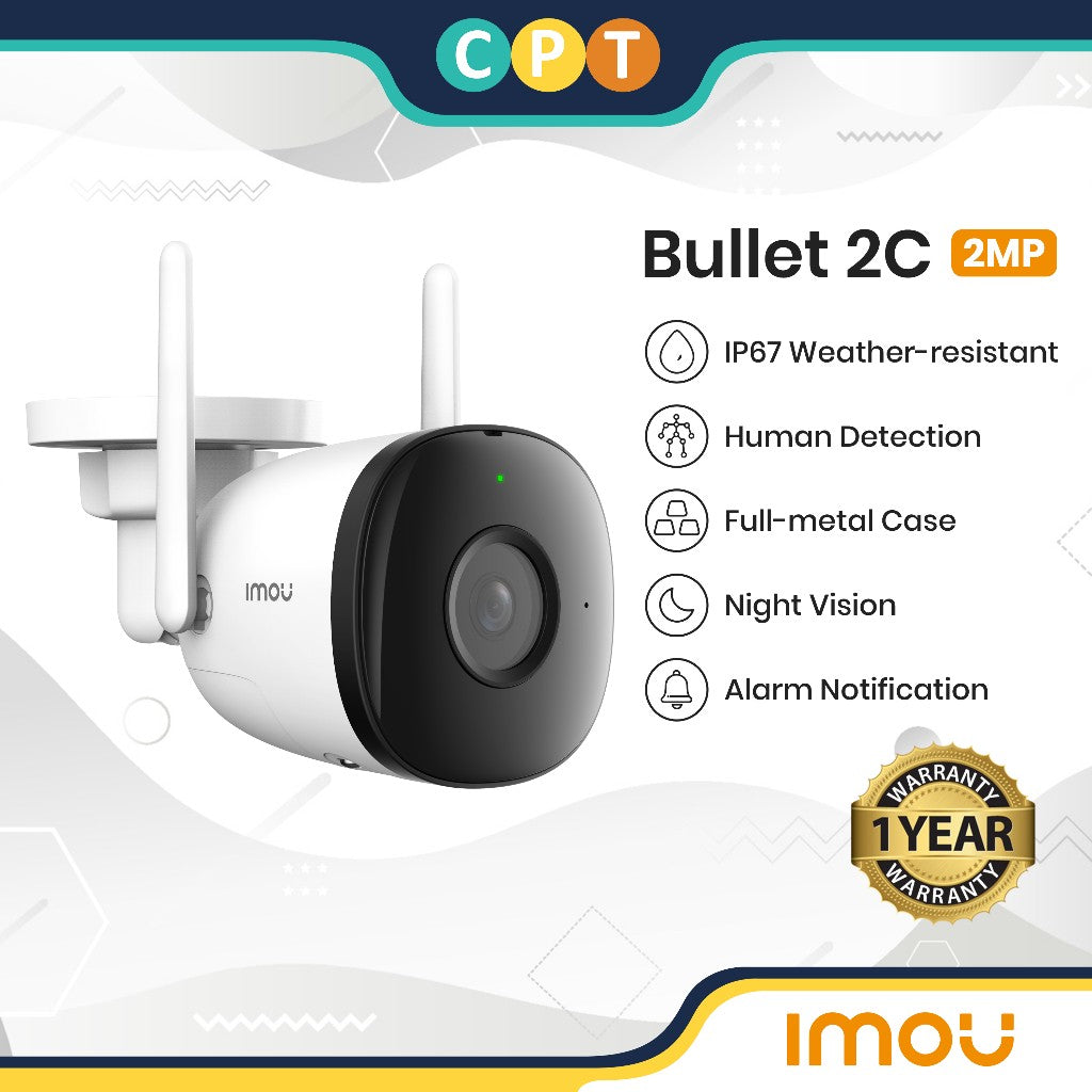 IP CAMERA IMOU IPC-F22 BULLET 2C 2MP