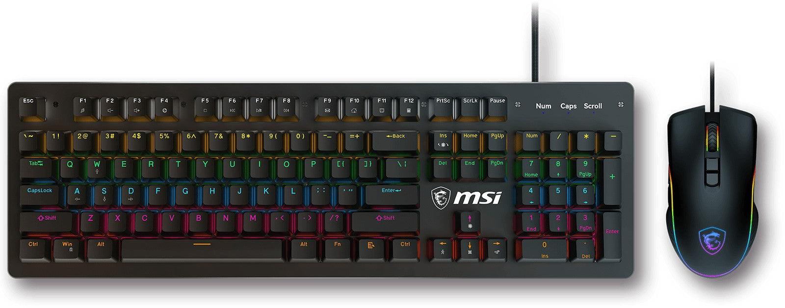 MSI FORGE GK300 COMBO BLUE US SWITCHES Gaming Keyboard &amp; Gaming Mouse