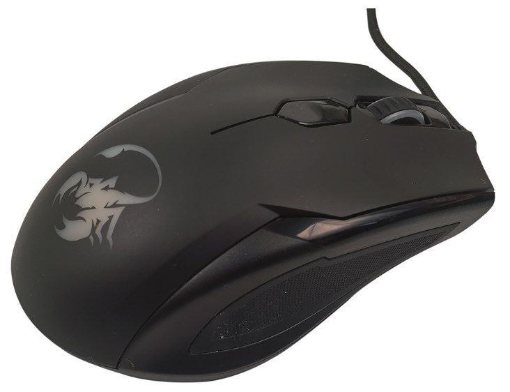 MOUSE : AMMOX X1-600, BLACK, USB, GM-2000C