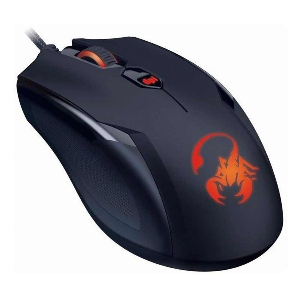 MOUSE : AMMOX X1-600, BLACK, USB, GM- 2000C