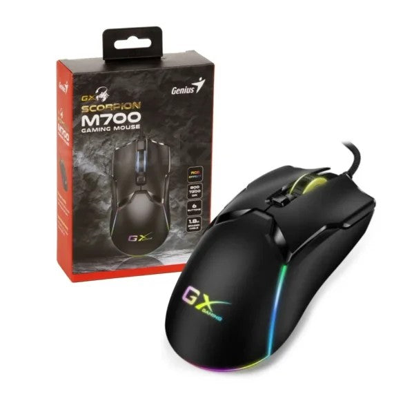 GX MOUSE : SCORPION M700,BLACK,USB