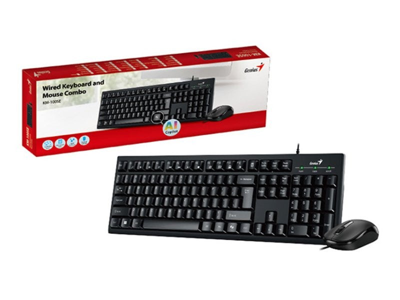 KEYBOARD: KM-100SE BLACK ARA USB (KEYBOARD+MOUSE)