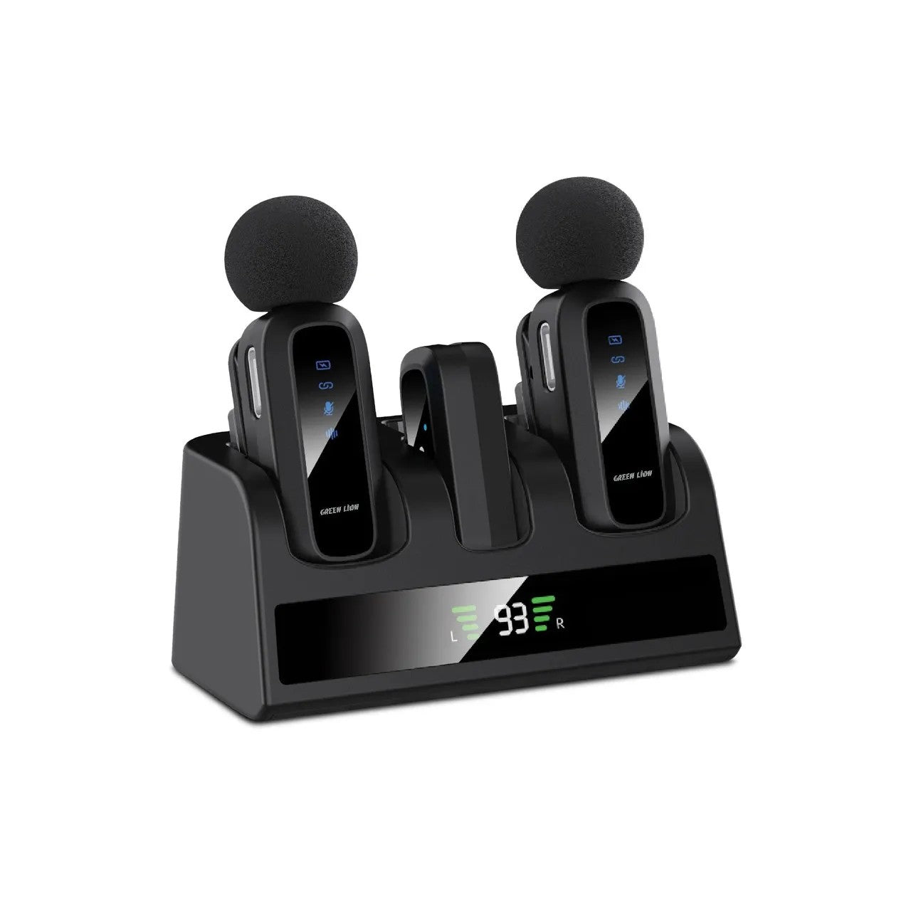 {GN89XMICTCBK} Green Lion GM-89X 2 in 1 Wireless Microphone - Black
