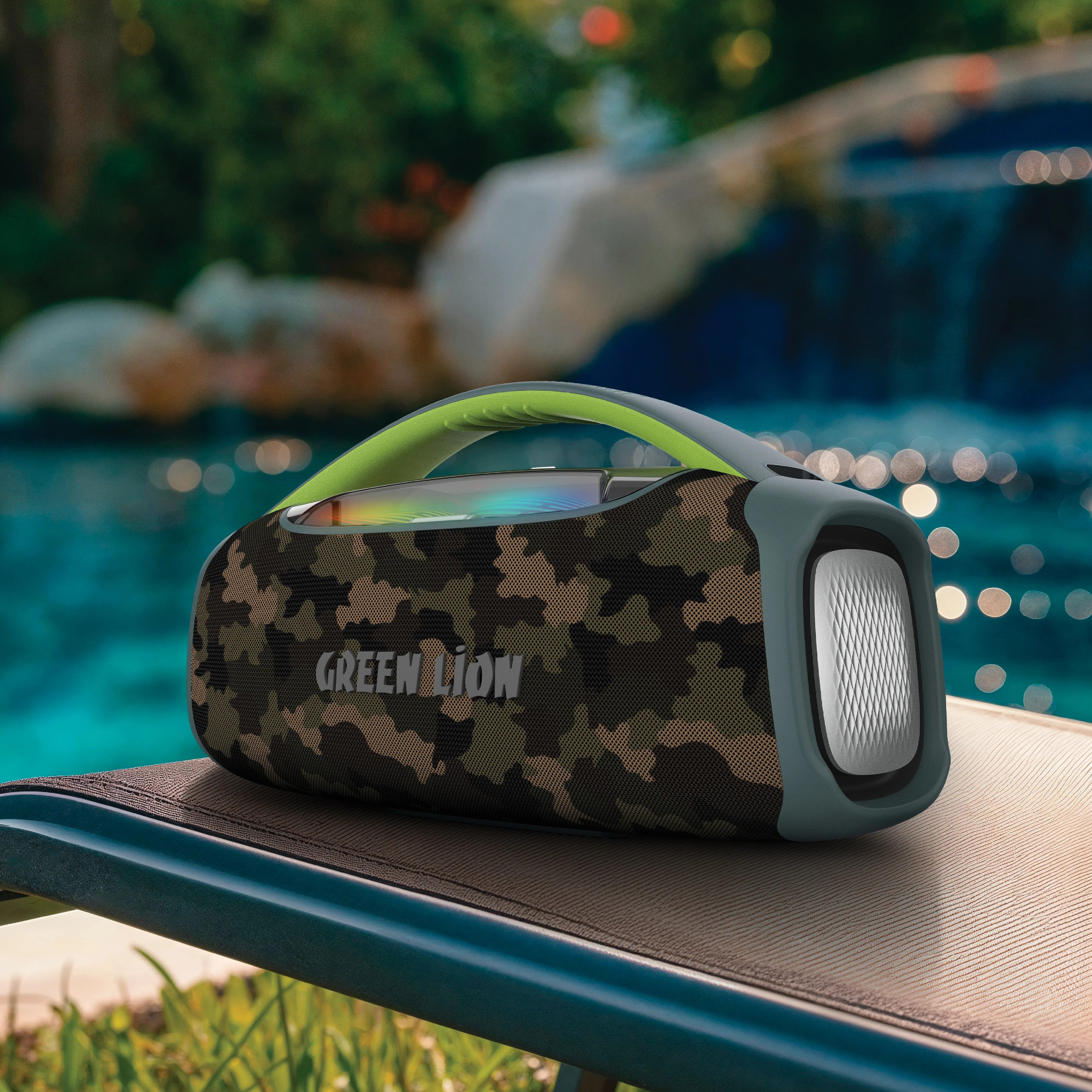 {GNBP120WSGN} Green Lion Beam pro Speaker with Microphone 120W - Green
