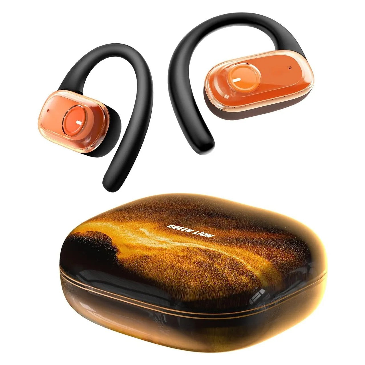 {GNCA85HEADOG} Green Lion CATANIA Open Ear Headphones - Orange