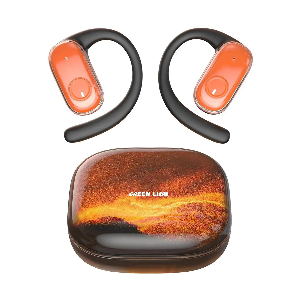 {GNCA85HEADOG} Green Lion CATANIA Open Ear Headphones - Orange