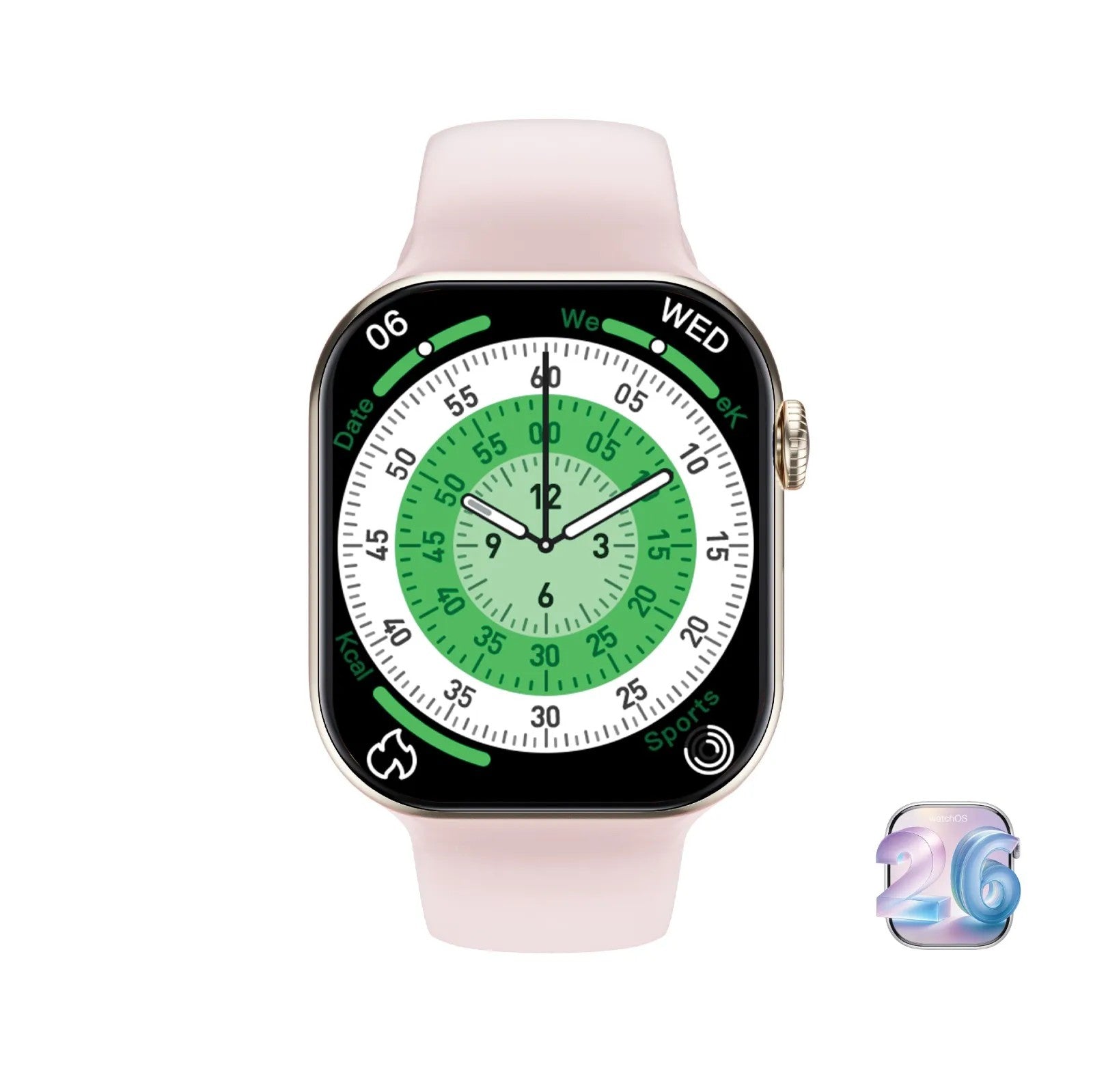 {GNCOSWAML42GD} Green Lion Communicate 42 Smart Watch - 42mm - Gold