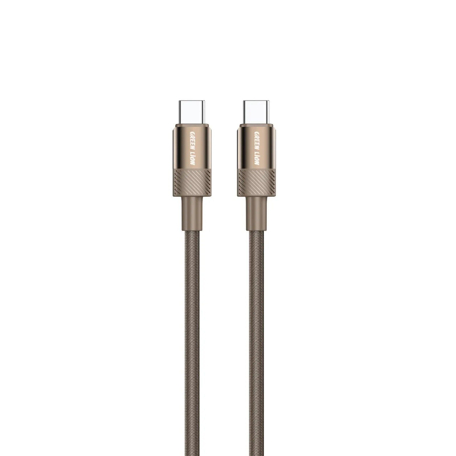 {GNDESUC2UCTI} Green Lion Desert Spark Cable USB-C to USB-C 1M 60WDesert Titanium