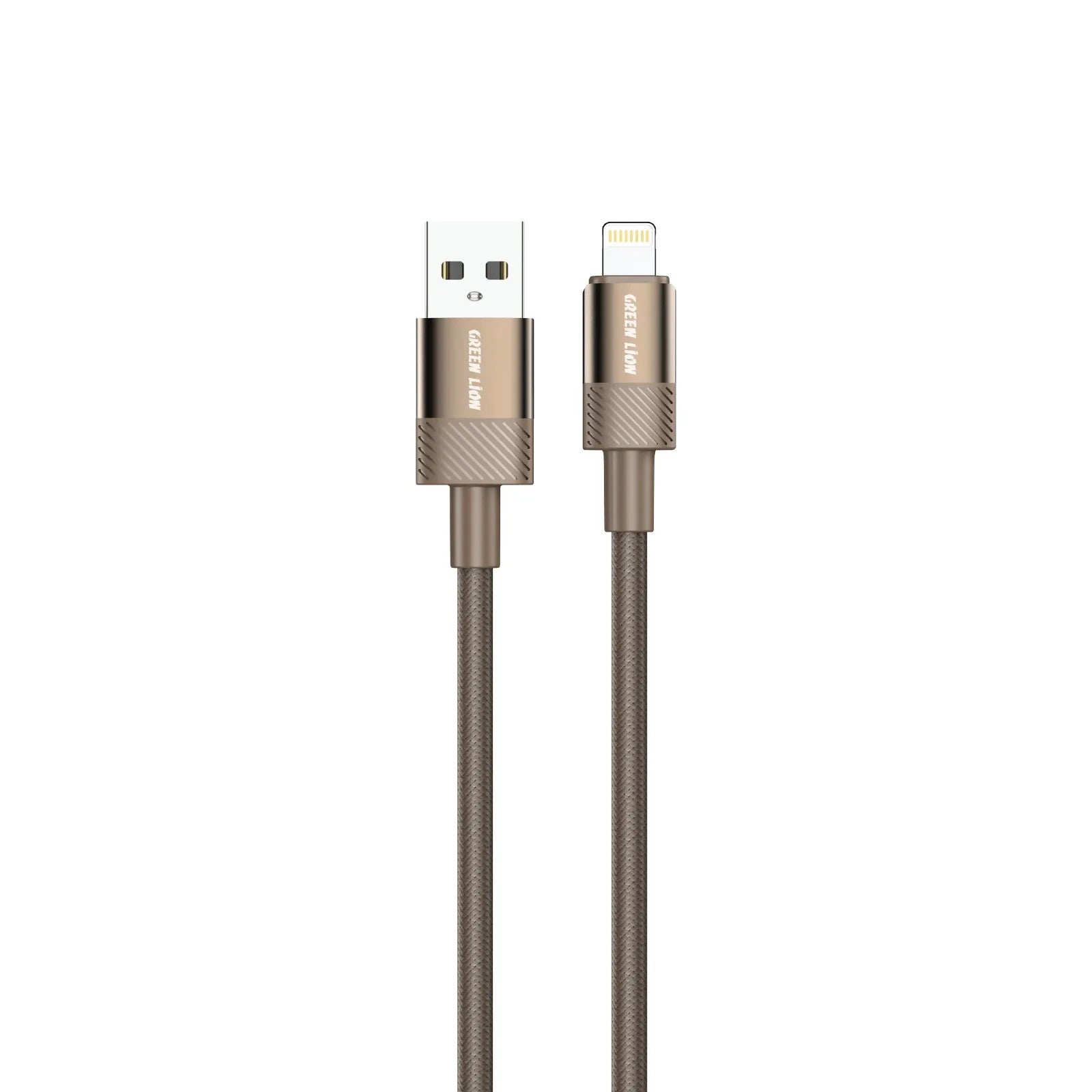 {GNDESUS2LGTI} Green Lion Desert Spark Cable USB-A to Lightning 1M 12WDesert Titanium