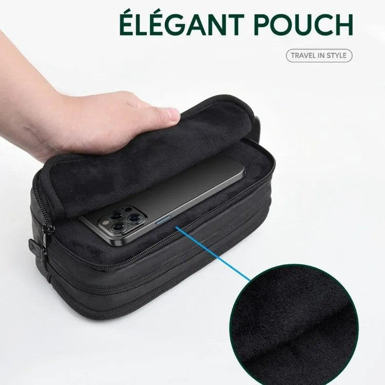 {GNEPCHBK} Green Elegant Pouch - Black