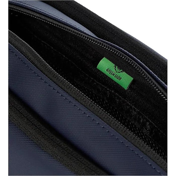 {GNEPCHDBL} Green Lion Elegant Pouch - Dark Blue