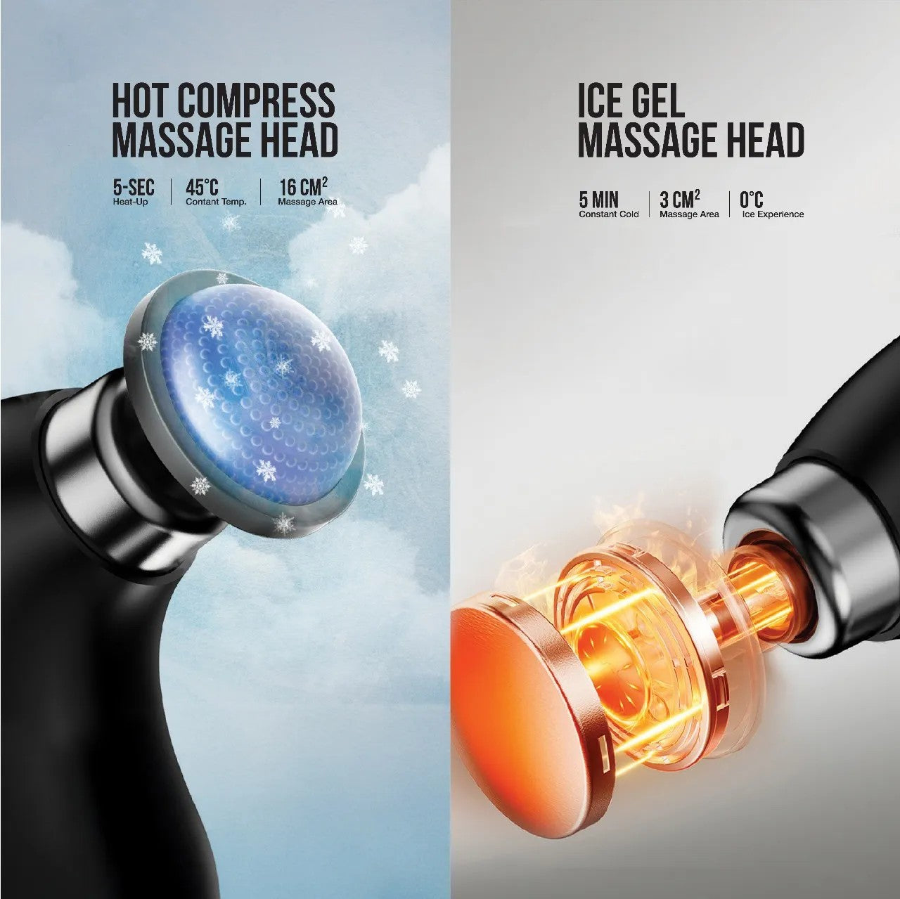 {GNFLDMSGNBK} Green Lion Foldable Massage Gun - Black