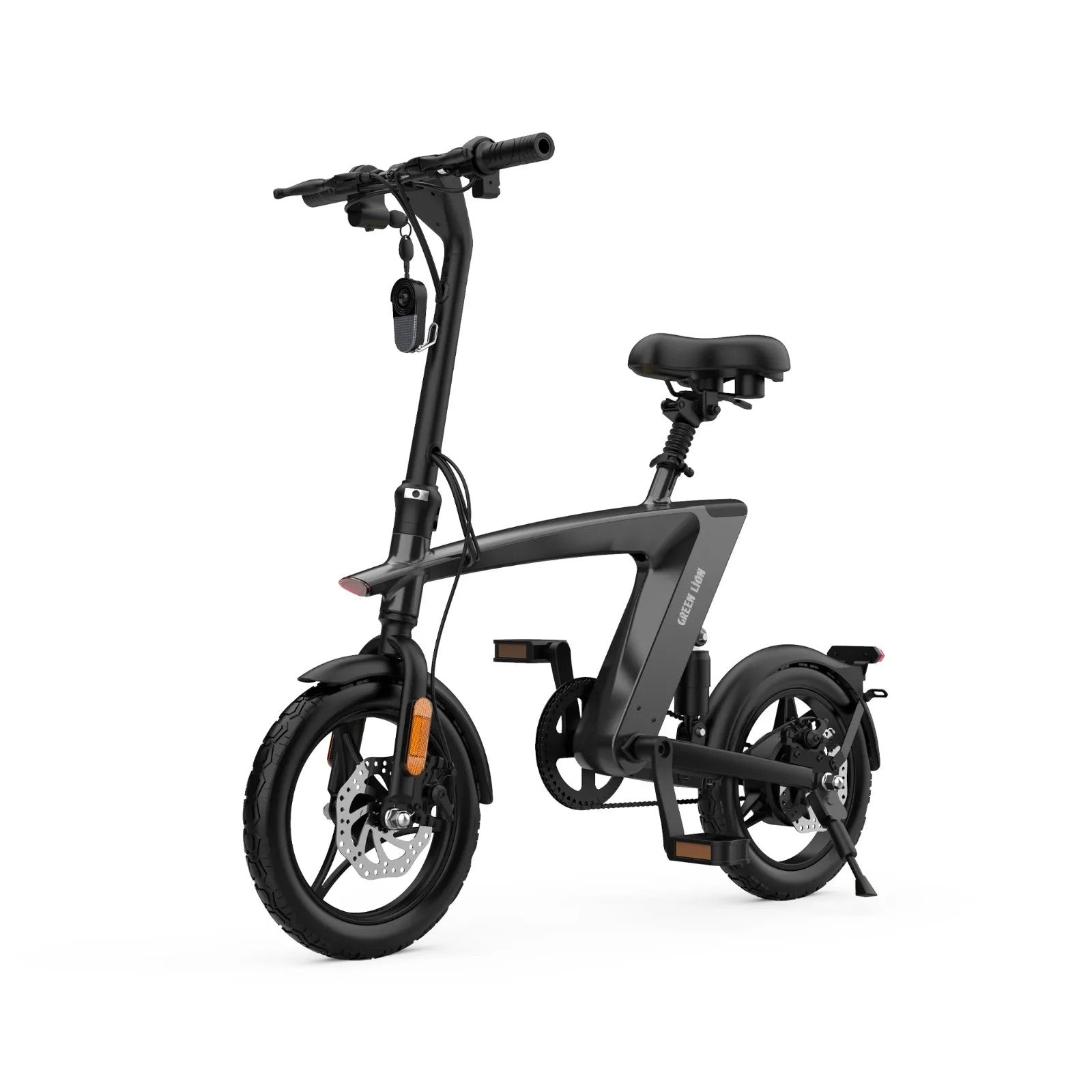{GNGBK200EBBK} Green Lion GBK-200 Electric Bike 3 Gear Levels 36V Headlight - Black