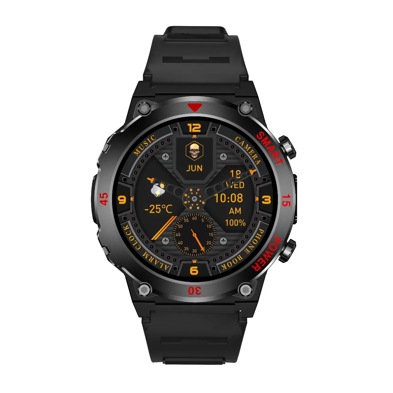 {GNGEARFTSWBK} Green Lion Gear Fit Smart Watch - Black