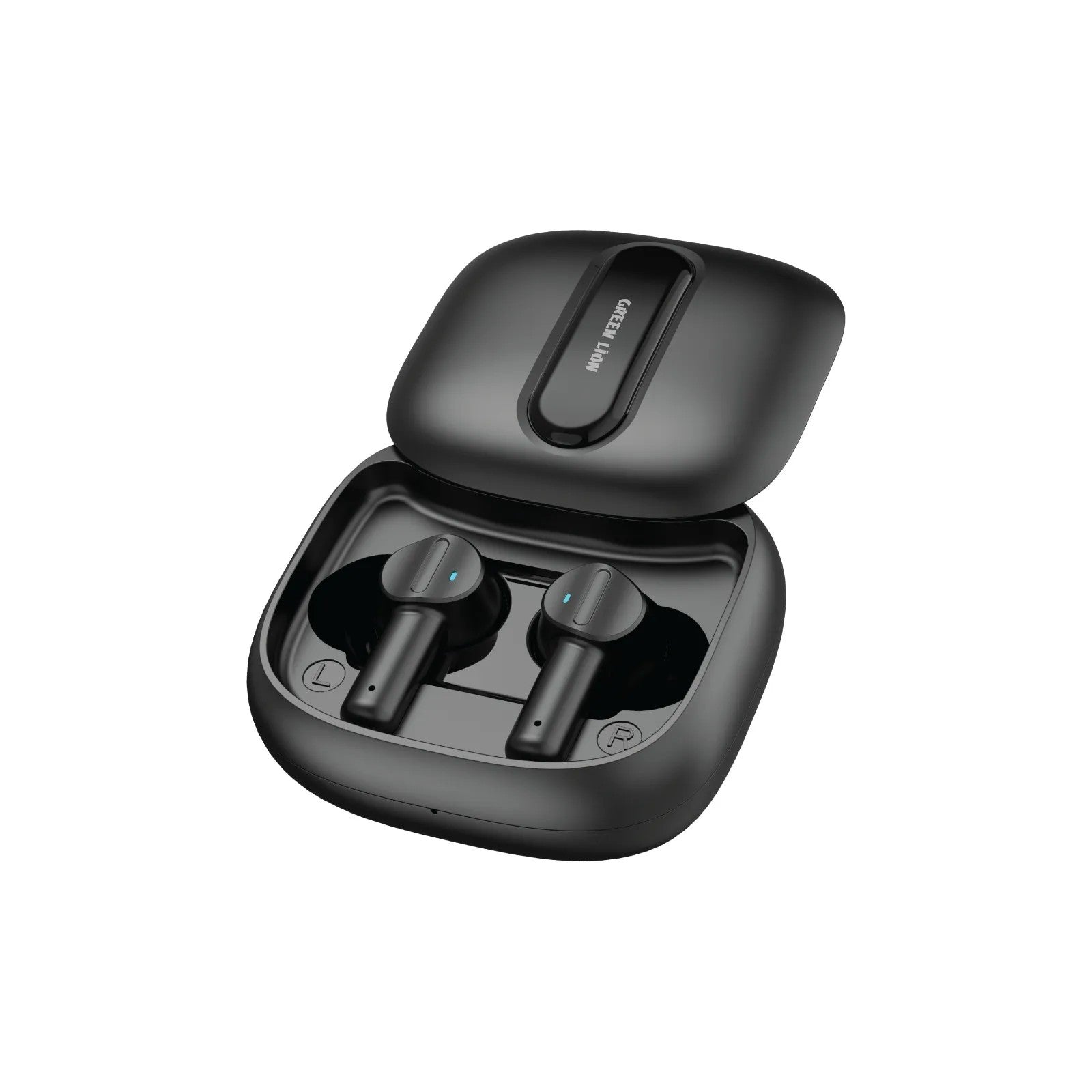 {GNHRBUD49BK} Green Lion Harmonic True Wireless Earbuds - Black
