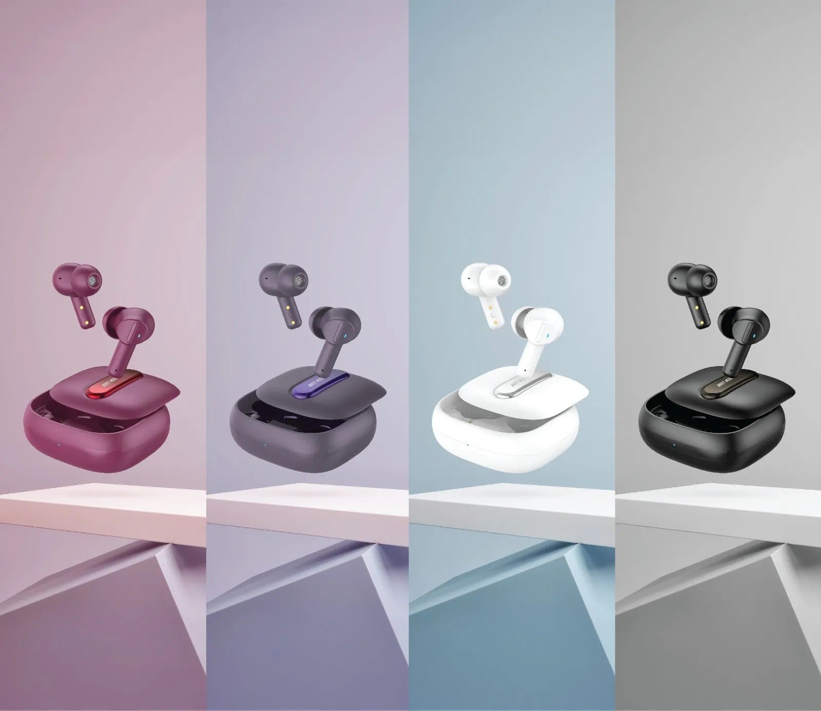 {GNHRBUD49BK} Green Lion Harmonic True Wireless Earbuds - Black
