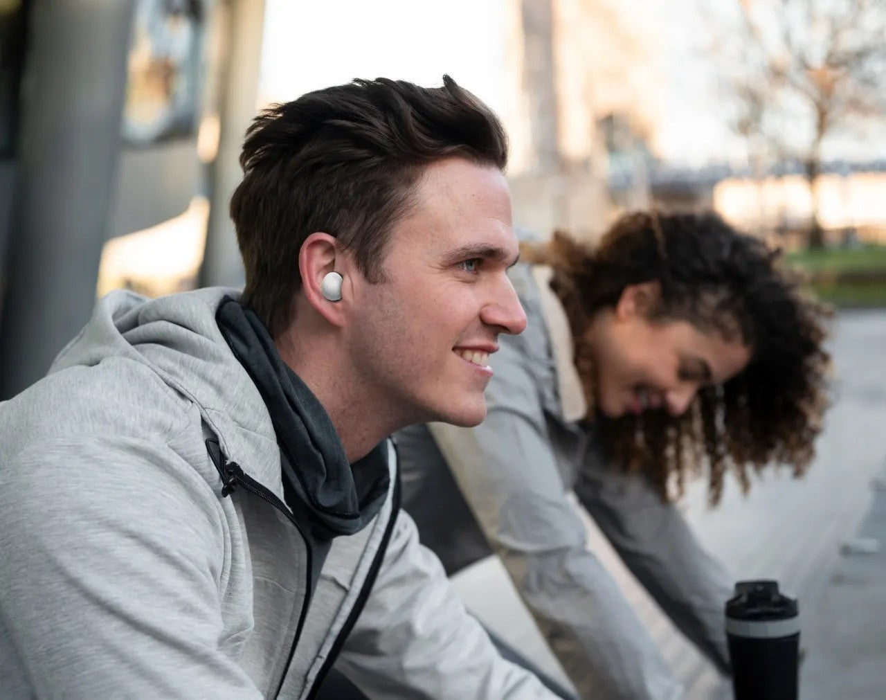 {GNMALBTWSWH} Green Lion Malbun True Wireless Earbuds - White