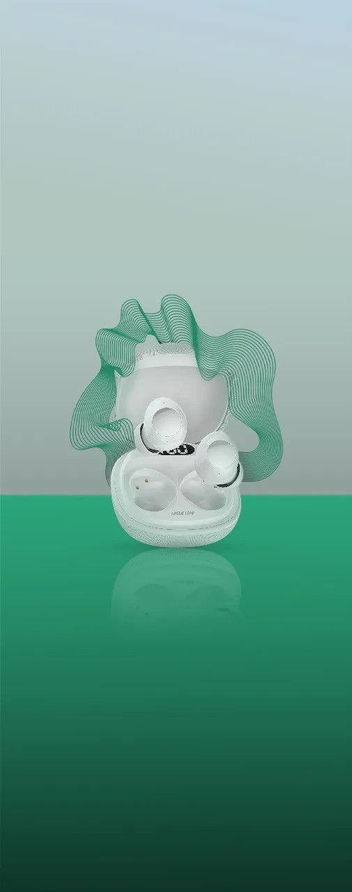{GNMALBTWSWH} Green Lion Malbun True Wireless Earbuds - White