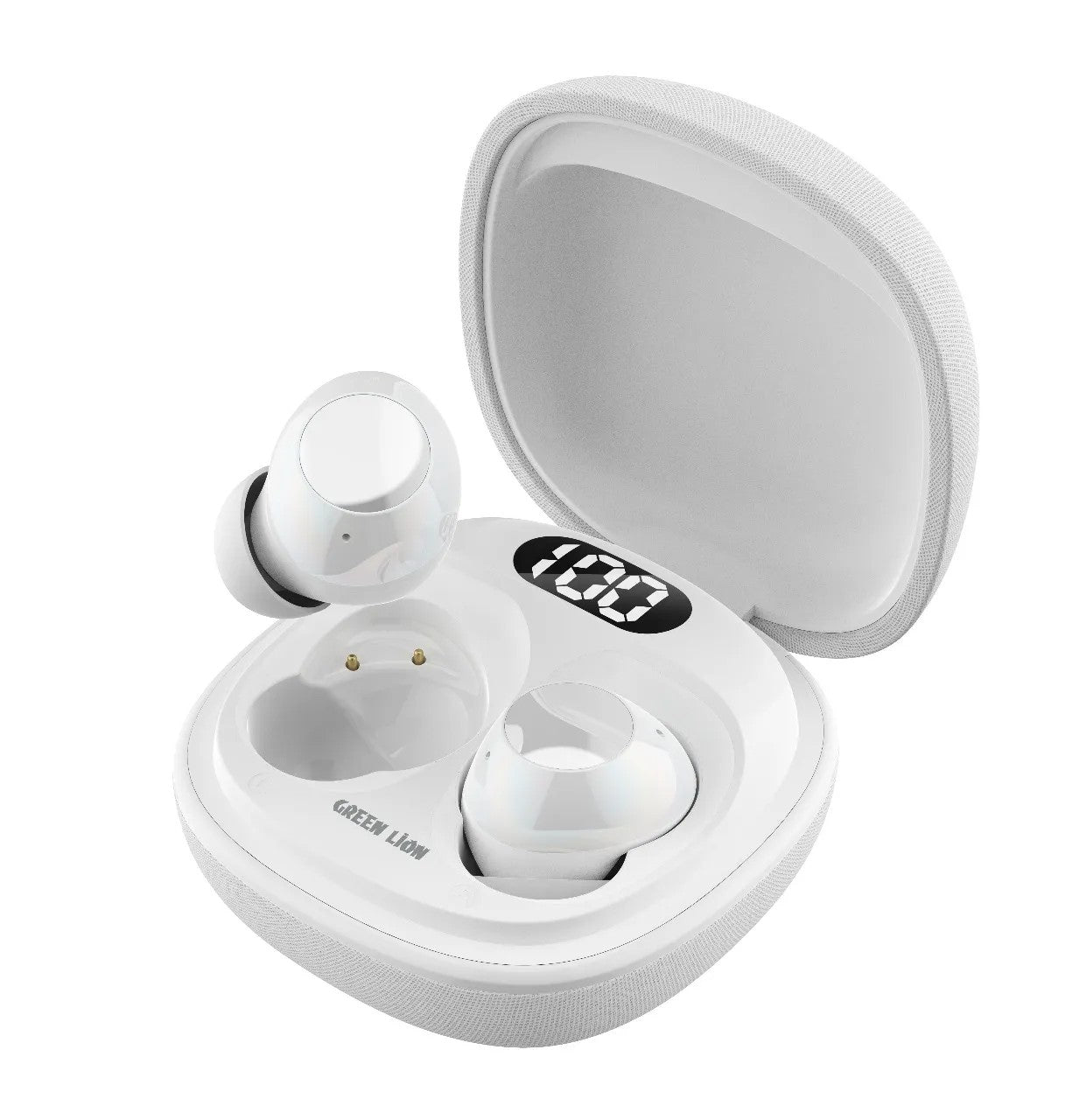 {GNMALBTWSWH} Green Lion Malbun True Wireless Earbuds - White